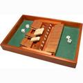 Double Sided Wooden Shut The Box Dice Game Set