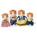 Calico Critters Maple Cat Family Set of 4 Collectible Doll Figures