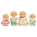 Calico Critters Toy Poodle Family Set of 4 Collectible Doll Figures
