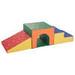 ECR4Kids SoftZone Single Tunnel Climber Toddler Playset Assorted 3-Piece