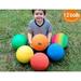 Playground Balls 8.5 inch (Set of 12) Kickball for Kids and Adults - Official Size for Handball Camps Picnic Church & School + Free Pump & Mesh Bag