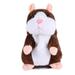 Cute Talking Hamster Plush Toy Lovely Speaking Sound Record Repeat Kids Children Toy