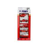 Daron Worldwide Trading Inc. Approximately 1/64 Scale Fire Department 5 Piece Vehicle Set RT8750
