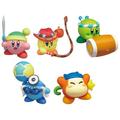 Takara TOMY Kirby s Adventure Deluxe Battle Royale! Manmaru Mascot - Set of 5