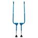 Flybar Maverick Walking Stilts For Kids (Small) ? Adjustable Height ? For Ages 5 & Up Up to 190 Pounds BLUE