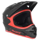 Razor Full Face Multi-Sport Helmet Black/Red For Ages 8 & Up