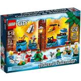 LEGO City Advent Calendar 60201 New 2018 Edition Minifigures Small Building Toys Christmas Countdown Calendar for Kids (313 Pieces)