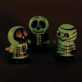 Gid Skeleton & Mummy Wind Ups - Party Favors - 12 Pieces