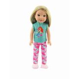 Little Mermaid Pant Set / Pajamas For 14 Inch Dolls