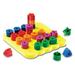Learning Resources Stacking Shapes Pegboard Toddler Pegboard Stacking Pegboard Set Fine Motor Toy 27 Piece Set Ages 2+