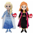 Ty Disney Frozen 2 Princess Elsa & Anna Set (2019 Disney Frozen 2) 16 Beanie Buddy Sparkle Plush Stuffed Plush