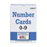 Learning Advantage Number Cards 0-9 - Set of 54