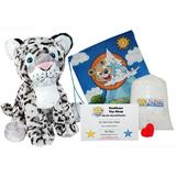 Make Your Own Stuffed Animal Winter the Snow Leopard 16 - No Sew - Kit With Cute Backpack!