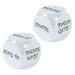 Beistle Decision Dice Game for Bachelorette Party Fun Game 1.25â€� White/Black 66684