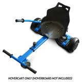 BornTech Adjustable HoverKart Go Cart HoverCart Hover Cart Seat For Hoverboard Electric self-stabilizing Scooter - Blue