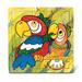 Puzzled Parrot Jigsaw Puzzle â€“ Easy To Play Wild Bird Wooden Animals Puzzle Fun Educational Toy Puzzle Game & Learning Activity for Kids â€“ Exotic Tropical Birds 20 Piece Puzzle Size 8 x 8 Inch