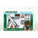 Frontier Airlines Die Cast Playset (10pc Set)