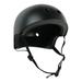 Krown Black Shell with Black Strap Skateboard Helmet Youth One Size