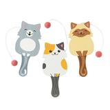Cat Paddle Ball Games - Toys - 12 Pieces