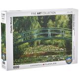 EuroGraphics The Japanese Footbridge by Claude Monet (1000 Piece) Puzzle (6000-0827) Green