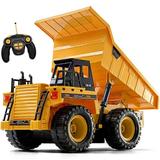 Dollar Deal | Top Race Remote Control Construction Dump Truck Toy Rc Dump Truck