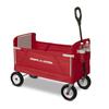 Radio Flyer All Terrain 3-in-1 off Road EZ Fold Wagon for Kids and Cargo Red