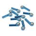 RC4WD Boys Z-S1641 M3 Offset Long Aluminum Rod Ends (10 Piece) Blue