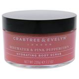 Crabtree and Evelyn Rosewater And Pink Peppercorn Hydrating Body Scrub, 7.7 oz