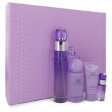 Perry Ellis 360 Purple by Perry Ellis Gift Set -- 3.4 oz Eau De Parfum Spray + .25 oz Mini EDP Spray + 2 oz Hand Cream + 4 oz Body Spray fo