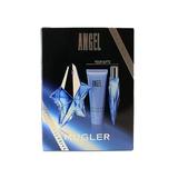 Angel Thierry Mugler Angel 3 Pc. Gift Set For Women Edp 0.3 Oz + Bath & S/g 1.7 Oz + Edp 1.7 Oz for Women by Thierry Mugler