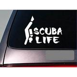 Scuba Life *E244* sticker decal diving snorkel beach ocean shipwreck mask swim