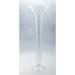 CC Home Furnishings Handblown Glass Trumpet Vase - 27.5 - Clear