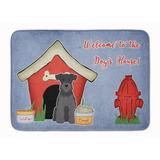 Carolines Treasures BB2805RUG Dog House Collection Miniature Schnauzer Black Machine Washable Memory Foam Mat 19 X 27