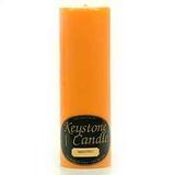 1 Pc Orange Twist 3x9 Pillar Candles 3 in. diameterx9.25 in. tall