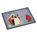 Carolines Treasures BB2771JMAT Dog House Collection Mastiff White Indoor or Outdoor Mat 24 x 0.25 x 36 in.