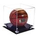 Deluxe Clear Acrylic Full Size Basketball Display Case with Silver Risers (A001-SR)