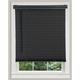 Mini Window Blinds Cordless 1 Slats Black Venetian Vinyl Blind Actual Size: 29 x 72 (Length)