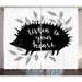 Ambesonne Hedgehog Curtains 2 Panel Set Silhouettes of Porcupine 108 x 108 Grey Black and White