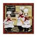 Trademark Fine Art Bistro French Chefs 1 Canvas Art by Jean Plout