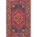 Momeni Afshar Polyester Machine Made Red Area Rug 7 6 X 9 6