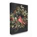 Stupell Industries Red Cardinal In Wreath Design Canvas Wall Art by Emma Scarvey