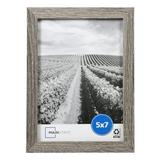 Mainstays 5x7 Linear Gallery Tabletop Picture Frame Rustic Gray