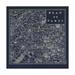 Trademark Fine Art Blueprint Map Paris Square Canvas Art by Sue Schlabach
