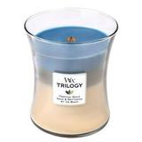 NAUTICAL ESCAPE WoodWick Trilogy 10 oz Scented Jar Candle - 3 in One