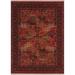 Couristan 81433203022049T 2 ft. 2 in. x 4 ft. 9 in. Kashimar Imperial Baktiari Rug - Antique Red