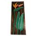 Bird Of Paradise Flower Relief 20 X 8 - Wall Art Wood Panel | #dpt516250