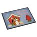 Carolines Treasures BB2874JMAT Dog House Collection English Bulldog Red White Indoor or Outdoor Mat 24 x 0.25 x 36 in.