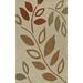 Dalyn Transitions Area Rug TR1 Tr1 Brown Leaves Branches 6 x 6 Octagon