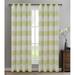 Urbanest Nassau Striped Sheer Grommet Curtain Panels (Set of 2)