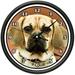 SignMission CL-Puggle Puggle Wall Clock - Dog Doggie Pet Breed Gift